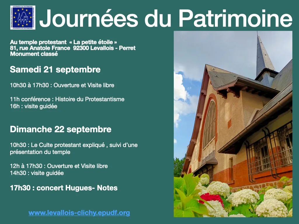 Journée du Patrimoine au temple