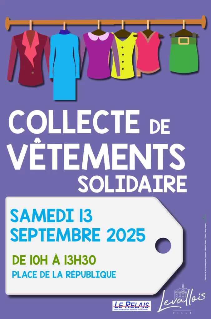 Levallois COLLECTE VETEMENTS 13 septembre 2025 1