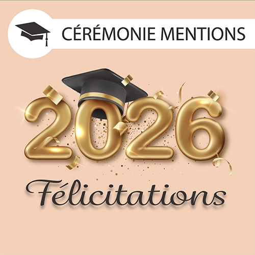 Cérémonie des mentions 13 Ceremonie mentions 2026