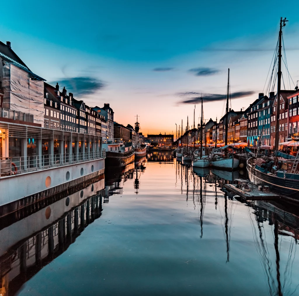 Week-end à Copenhague 1 COPENHAGUE Nyhavn sunset