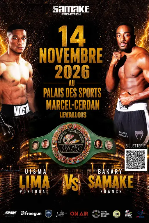 Gala de boxe anglaise 8 Levallois SAMAKE BOXE 2026
