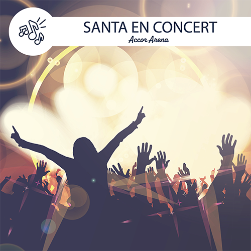 Ouverture billetterie pour le concert de Santa 4 Concert SANTA