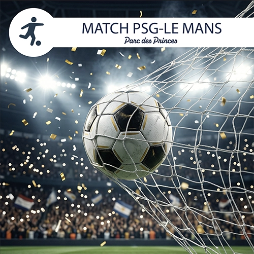 Ouverture billetterie PSG- LE MANS 5 PSG LE MANS