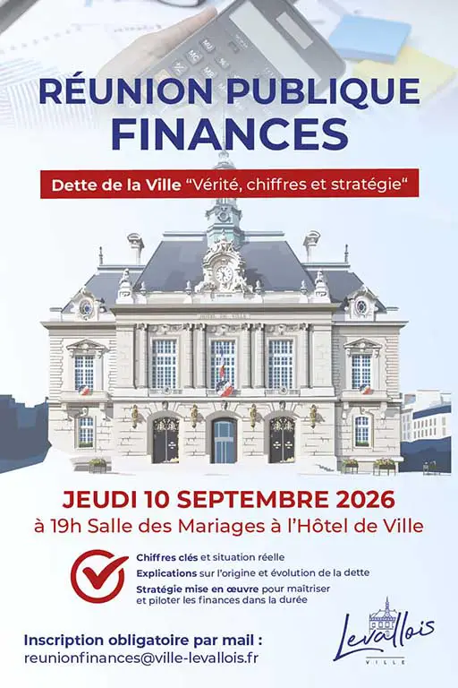 Levallois REUNION PUBLIQUE FINANCES